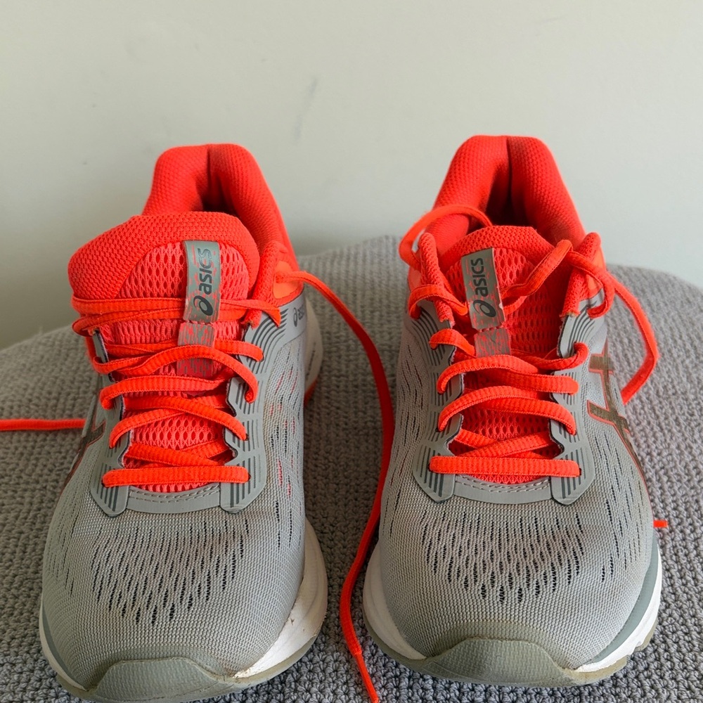 ASICS Sneakers - Gray and Orange